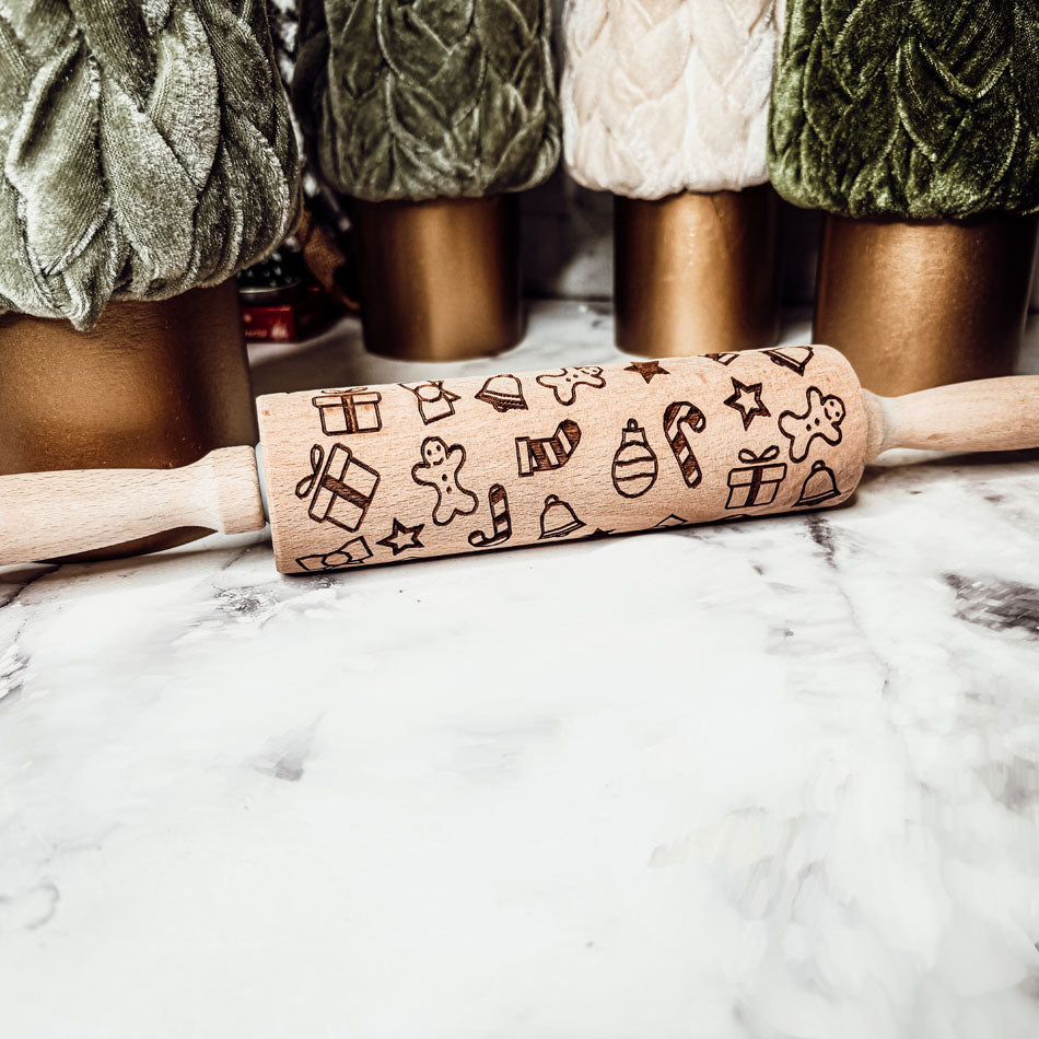 Christmas Rolling Pin Set | 10 Styles