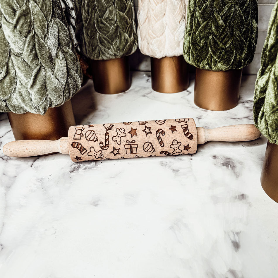 Christmas Rolling Pin Set | 10 Styles