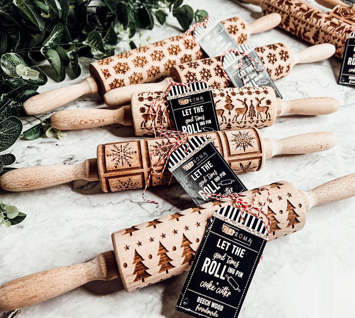 Christmas Rolling Pin Set | 10 Styles