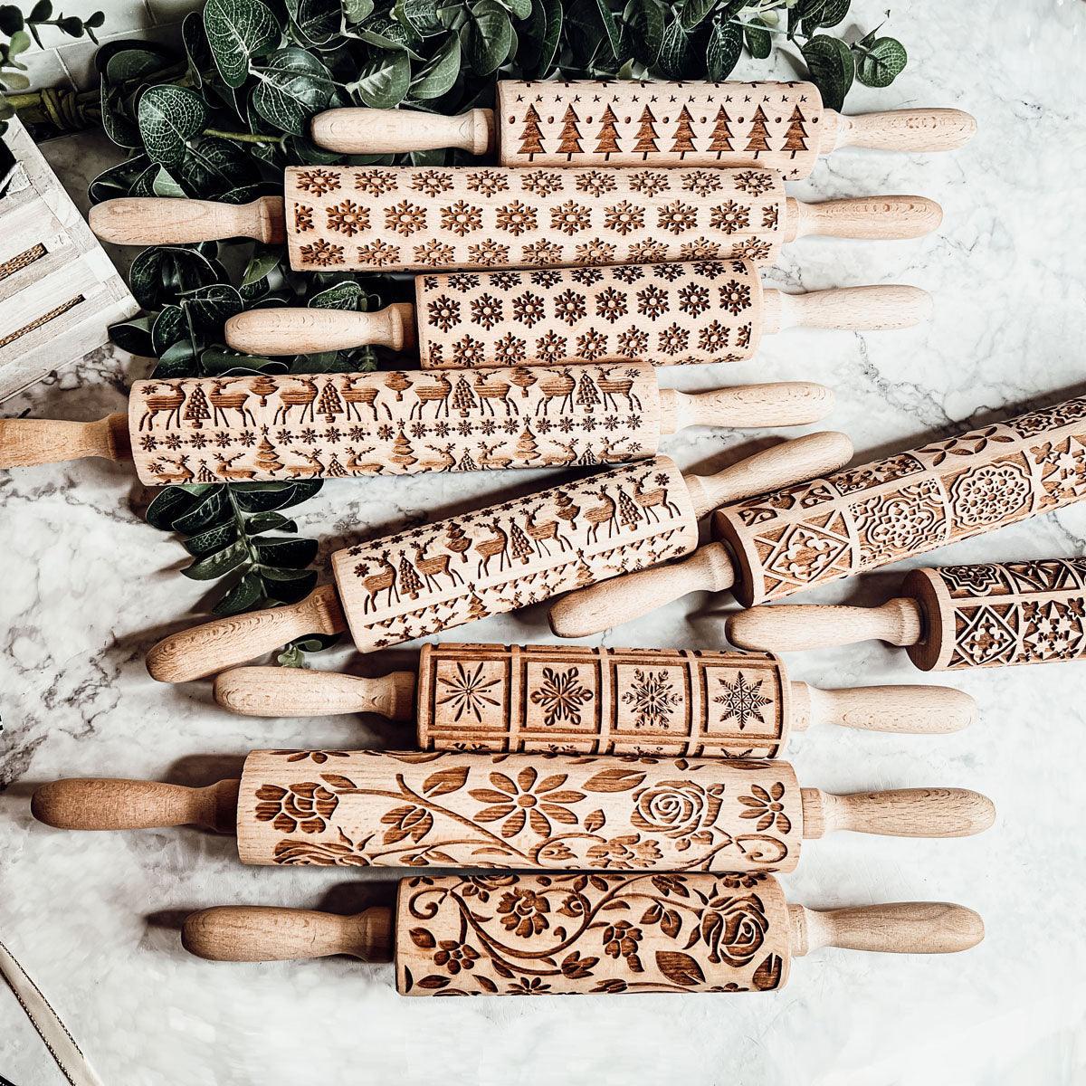 Christmas Rolling Pin Set | 10 Styles