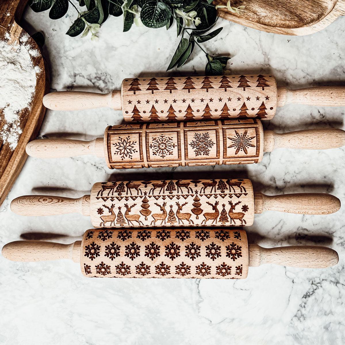 Christmas Rolling Pin Set | 10 Styles