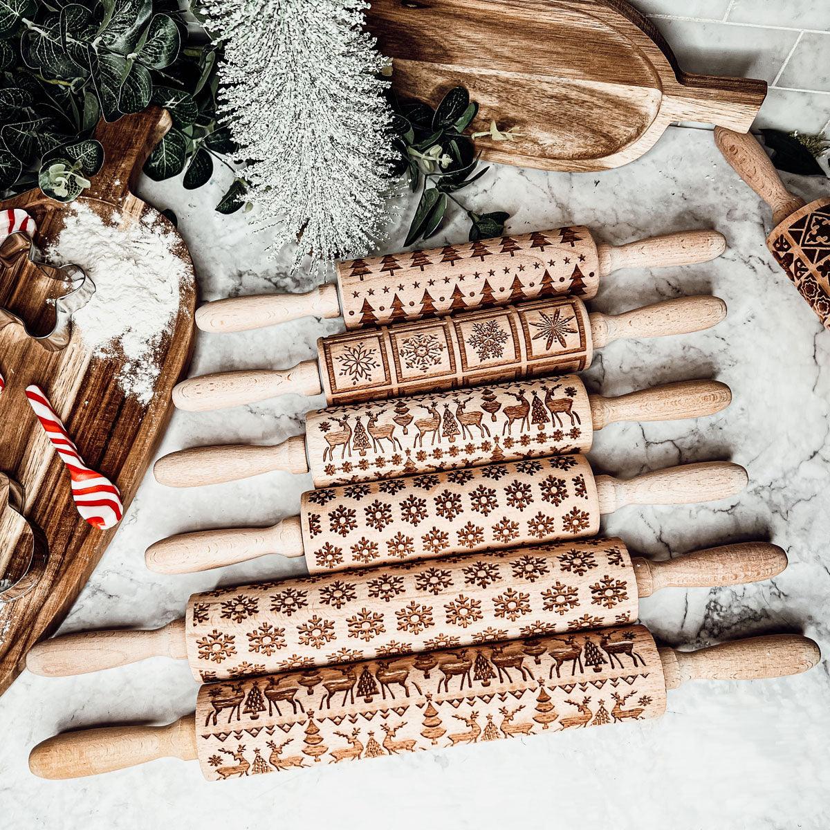 Christmas Rolling Pin Set | 10 Styles