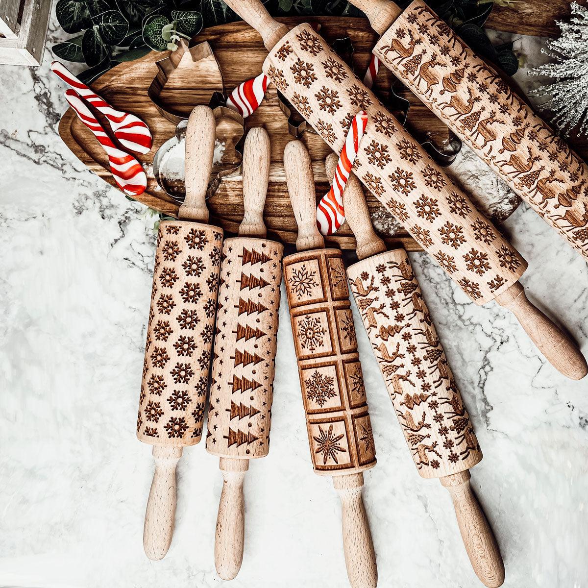 Christmas Rolling Pin Set | 10 Styles