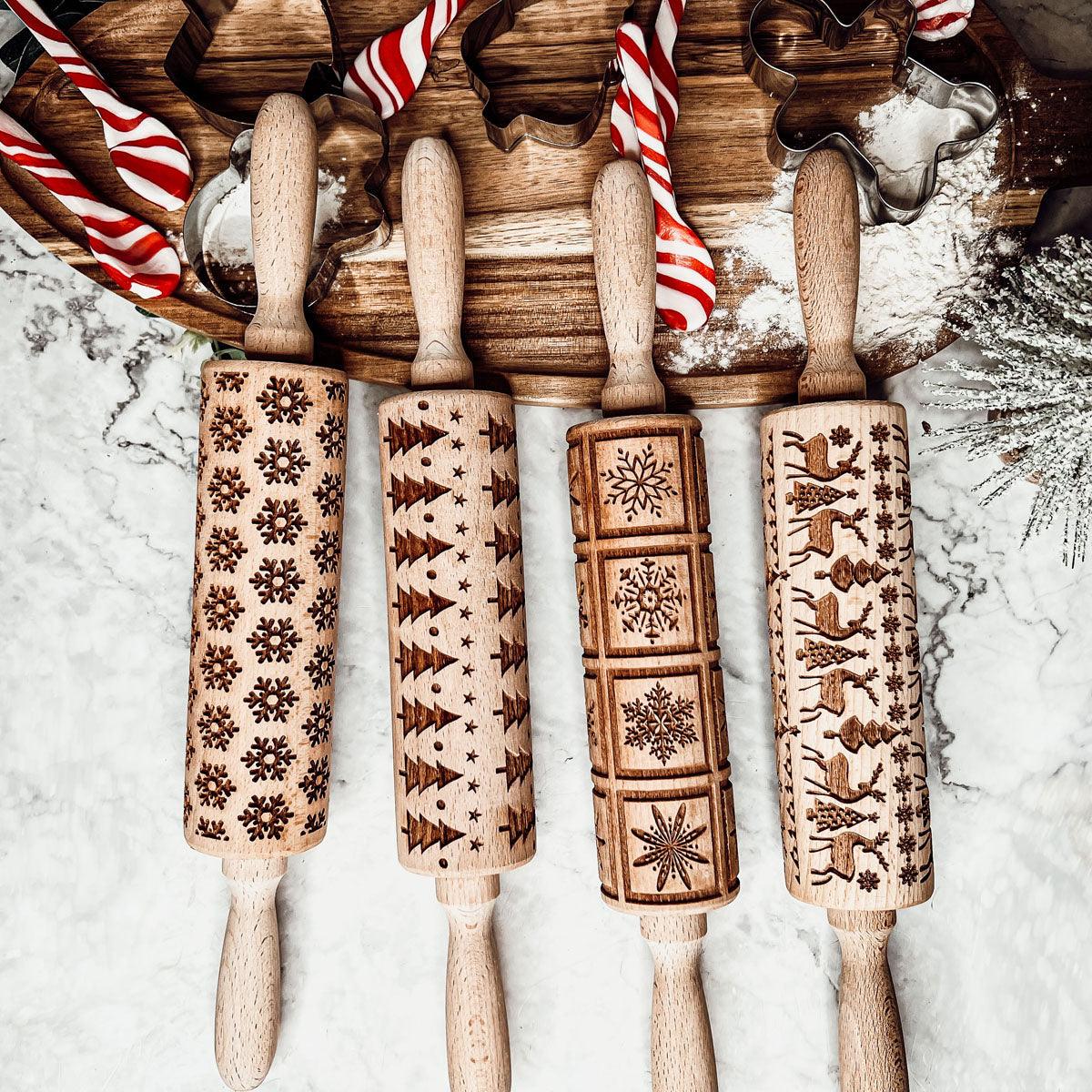 Christmas Rolling Pin Set | 10 Styles