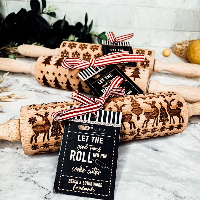 Christmas Rolling Pin Set | 10 Styles