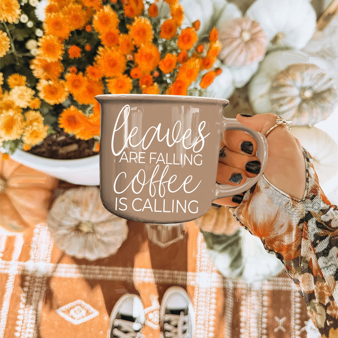 Leaves Falling Mug