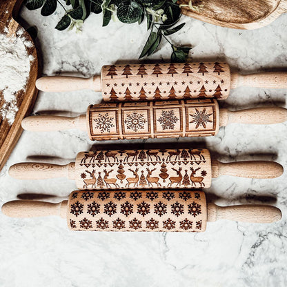 Christmas Rolling Pin Set | 10 Styles