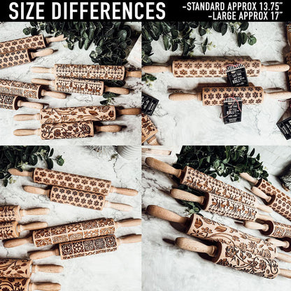 Christmas Rolling Pin Set | 10 Styles
