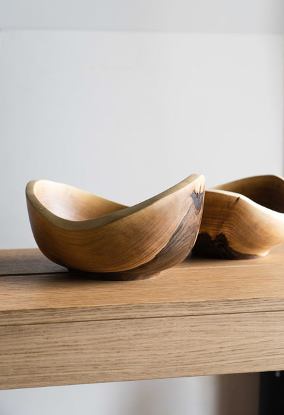 Hand Carved Small Wooden Bowl